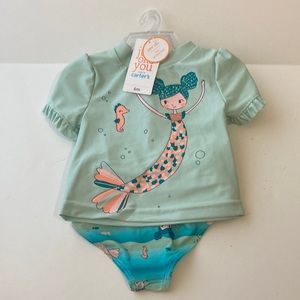 Just One You Made by Carter’s Two Piece Bathing Suit